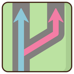 Ruta alternativa  Icono