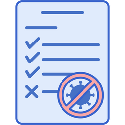 Covid-Bestimmungen  Symbol