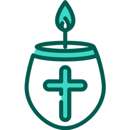 Easter Candle  Icon