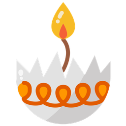 Easter Candle  Icon