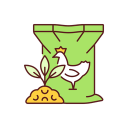 Chicken poultry manure  Icon