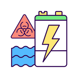 Gefahr einer Verunreinigung des Batteriewassers  Symbol