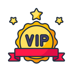 Vip Badge Ribbon  Icon