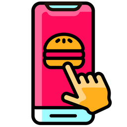 Burger Delivery Order  Icon