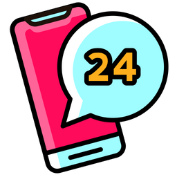 24 Hours Service  Icon