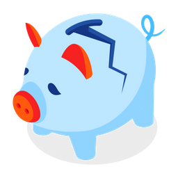 Broken Piggy  Icon