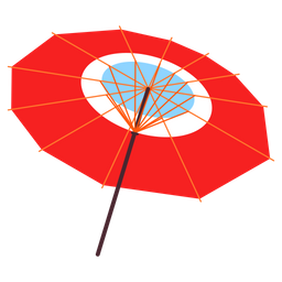 Japan Umbrella  Icon