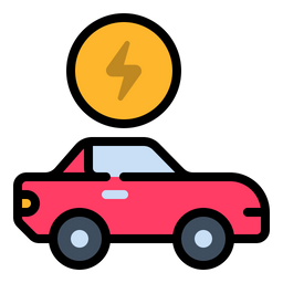 Electric Car  Icon