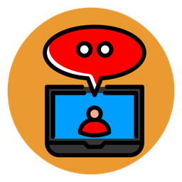 Laptop Messages  Icon