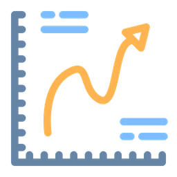 Gráfico de crescimento  Ícone