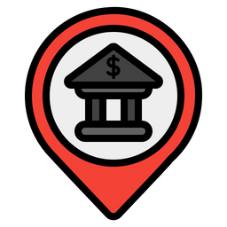 Bank Location  Icon