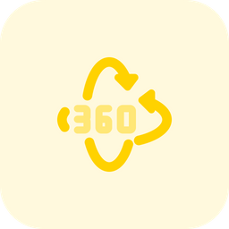 360 Rotation  Icon