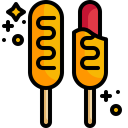 Corn Dog  Icon