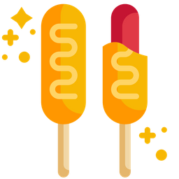 Corn Dog  Icon