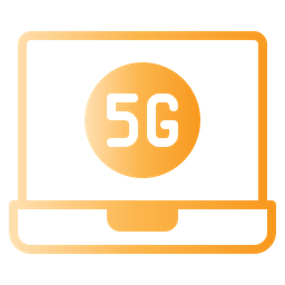 5 G Laptop  Icon