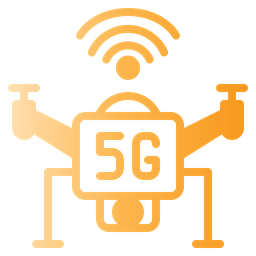 5 G Drone  Icon