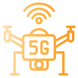 5 G Drone  Icon