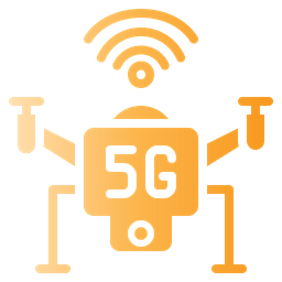 5 G Drone  Icon