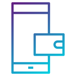 Digitale Geldbörse  Symbol