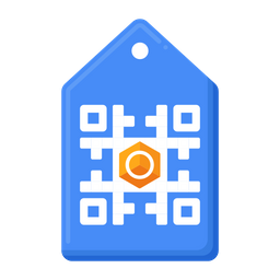Barcode Tag Barcode Label Qr Tag Icon