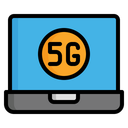 5 G Laptop  Icon