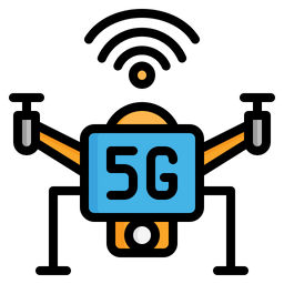 Drone 5G  Ícone