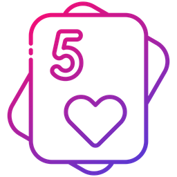 Five Of Heart  Icon