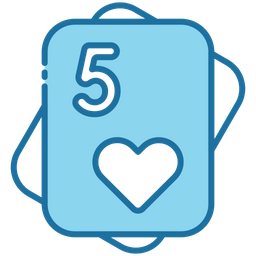 Five Of Heart  Icon