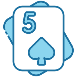 Five Of Spades  Icon