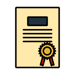 Degree Certificate  Icon