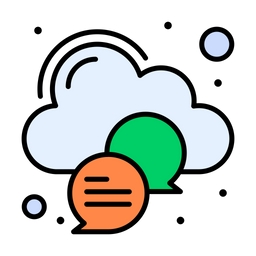 Cloud Chat  Icon