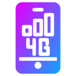 Internet 4G  Icono