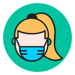 Female Mask  Icon