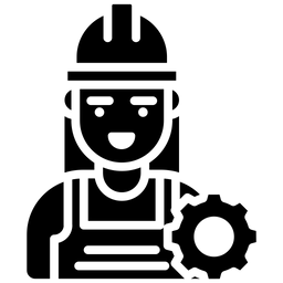 Baumeisterin weiblich  Symbol