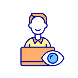 Video Monitoring Security Icon