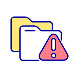 Downloading potentially suspicious files  Icon