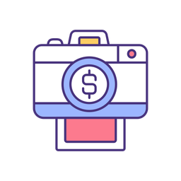 Making money with photography  Icon