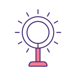 Ring light with stand  Icon