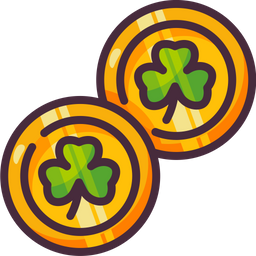 Clover Coin  Icon