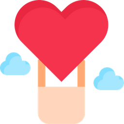 Heart Balloon  Icon