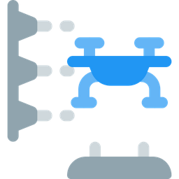 Processo de impressão de drones 3D  Ícone