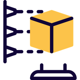 3D-Box-Druckverfahren  Symbol