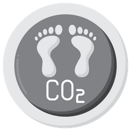 Carbon Footprint  Icon