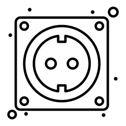 Kabelbuchse  Symbol