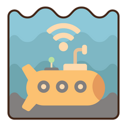 Autonomous Underwater Vehicle Auv  Icon