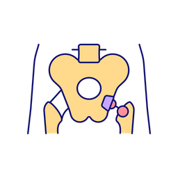 Hip replacement  Icon