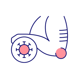 Elbow joint infection  Icon