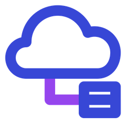 Cloud database tree  Icon