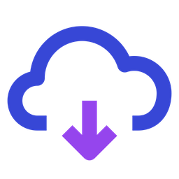 Cloud download  Icon