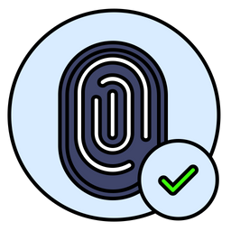 Fingerprint Scanner Approved  Icon